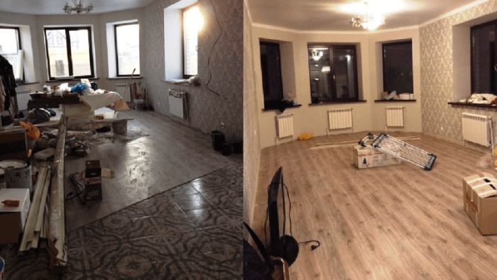 Капитальный ремонт квартиры 120 м² во Владивостоке — замена электрики, сантехники, штукатурка стен, укладка плитки